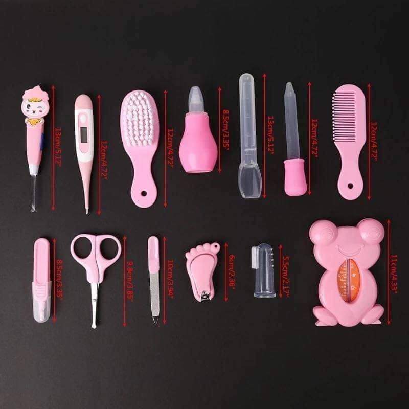 Personal infant health care kit 13Pieces For Baby Pink image 1