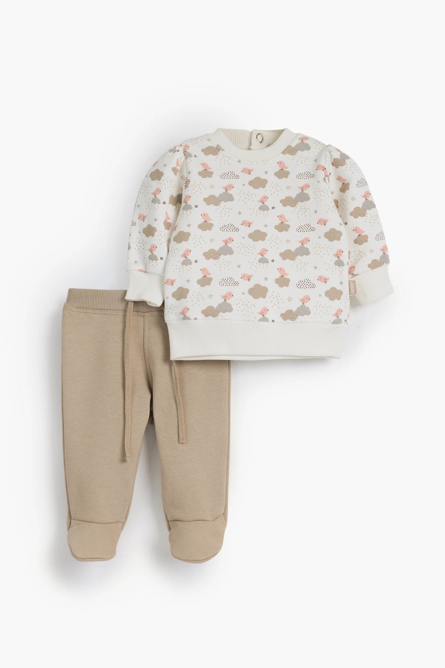 Round Printed Pajamas Set