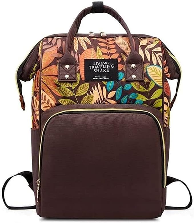 Mommy Baby Diaper bag Fashion multifunction Living Tree Brown image 2