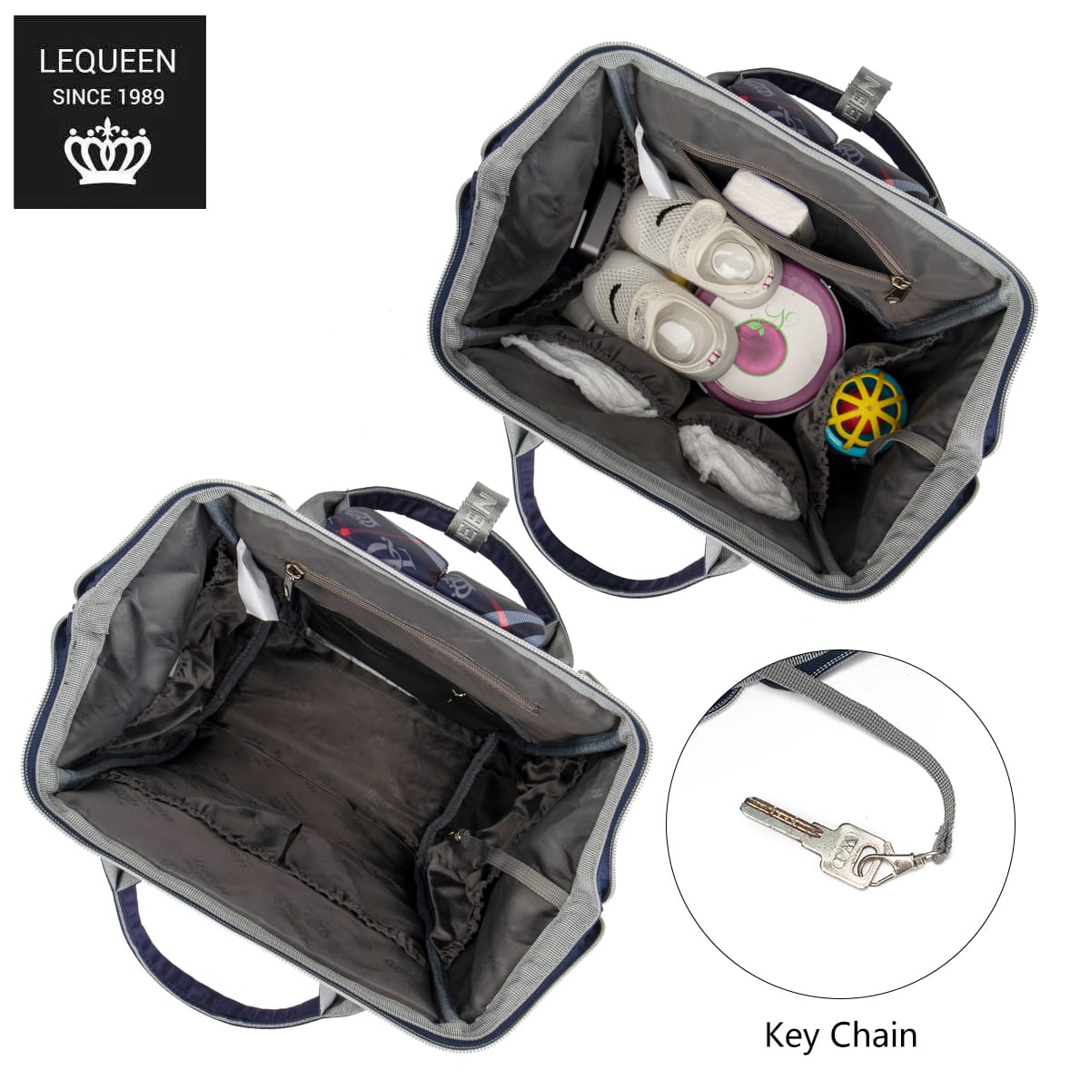 Lequeen Diamond 8TH Special Edition Soft Waterproof Original Mommy Bag الجيل الثامن الدايموند image 5