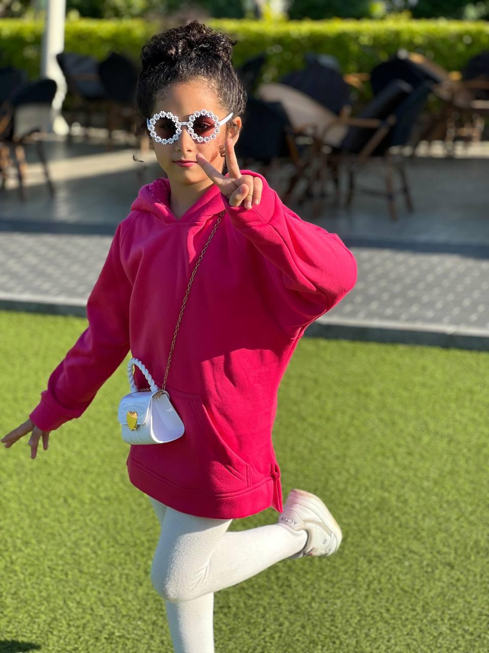 Plush Pink Hoodie for Toddlers