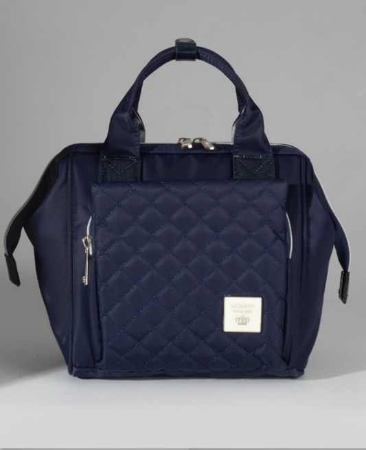 Lequeen Mini Diamond 7TH Edition Soft Waterproof Original mommy bag - Mini K Cover Blue ليكوين كروس ميني باج أعلى فئة image 0