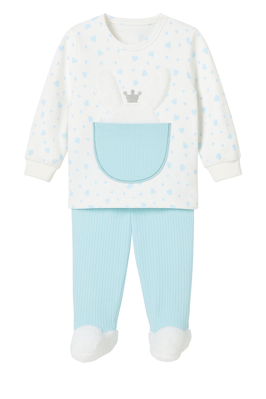 بيجامة قطن نيللي nelly 0109b suit 4 image 0