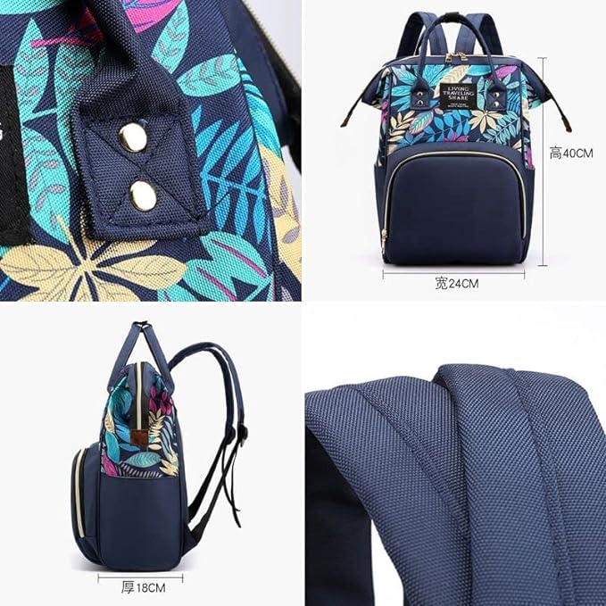 Mommy Baby Diaper bag Fashion multifunction Living Tree Brown image 4