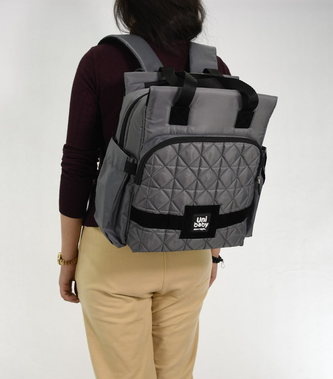 Uni Baby Diaper Bag Femi Beige image 3