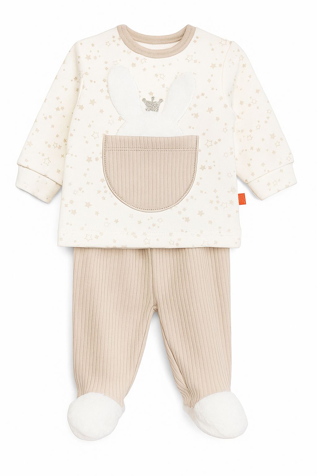 بيجامة نيللي قطن بيج image 0