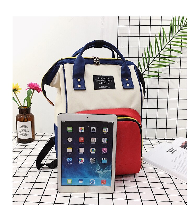 Mommy Baby Diaper bag Fashion multifunction Living Multicolor image 4