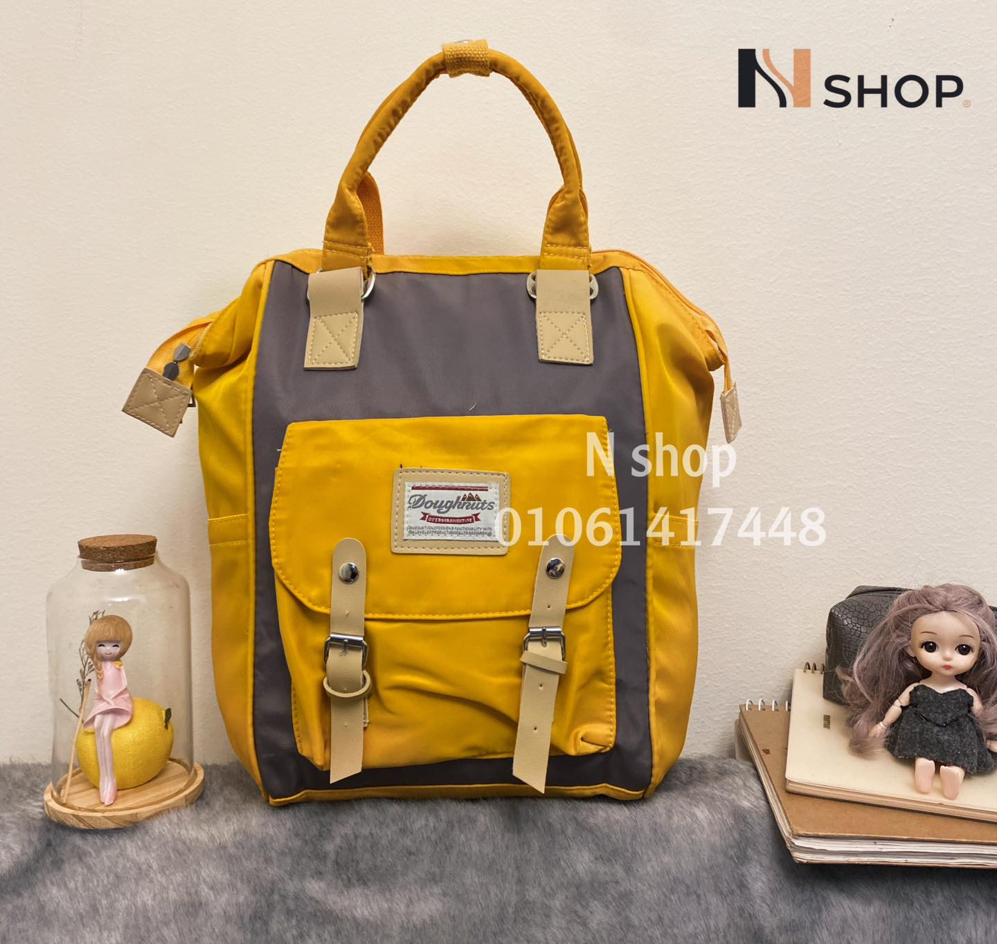 School Bag for Student Travel Backpack - Yellow image 0