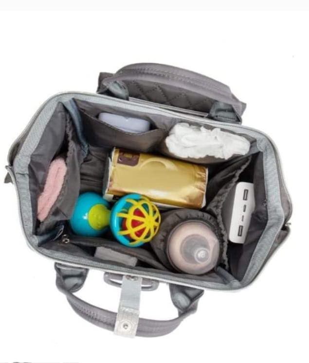 Lequeen Mini Diamond 7TH Edition Soft Waterproof Original mommy bag - Mini K Cover Blue ليكوين كروس ميني باج أعلى فئة image 3