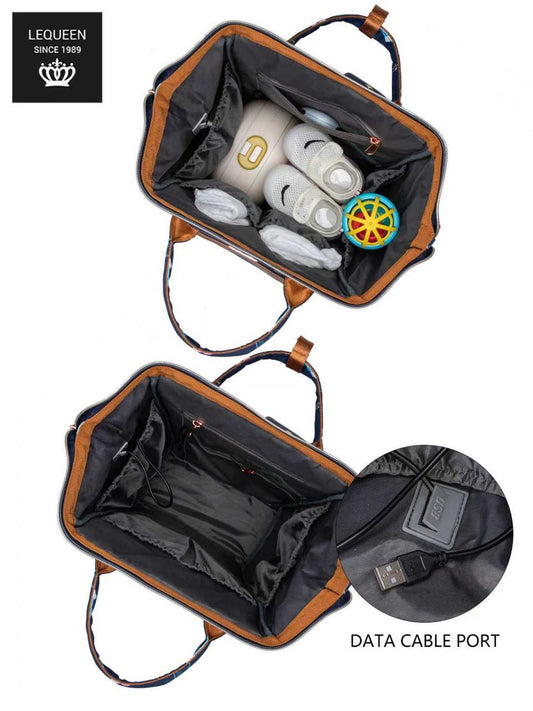 Lequeen 8th Generation Gold Classic Black Unicorn - حقيبه ليكوين الجيل التامن جولد كلاسيك يونيكورن اسود