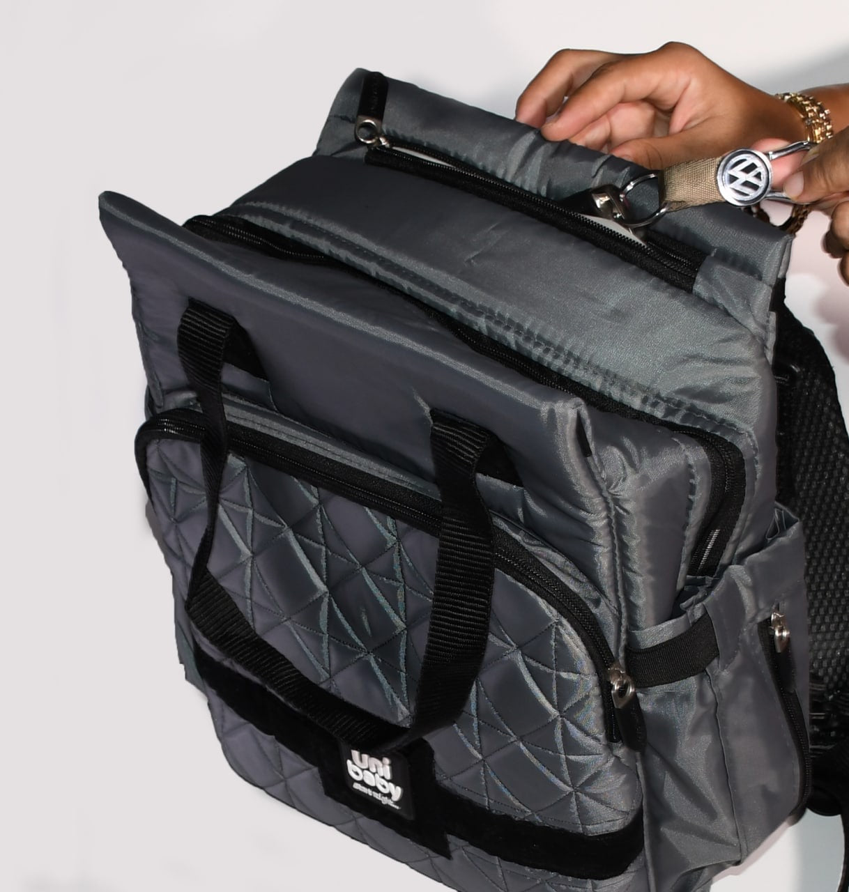 Uni Baby Diaper Bag Femi Blue image 8