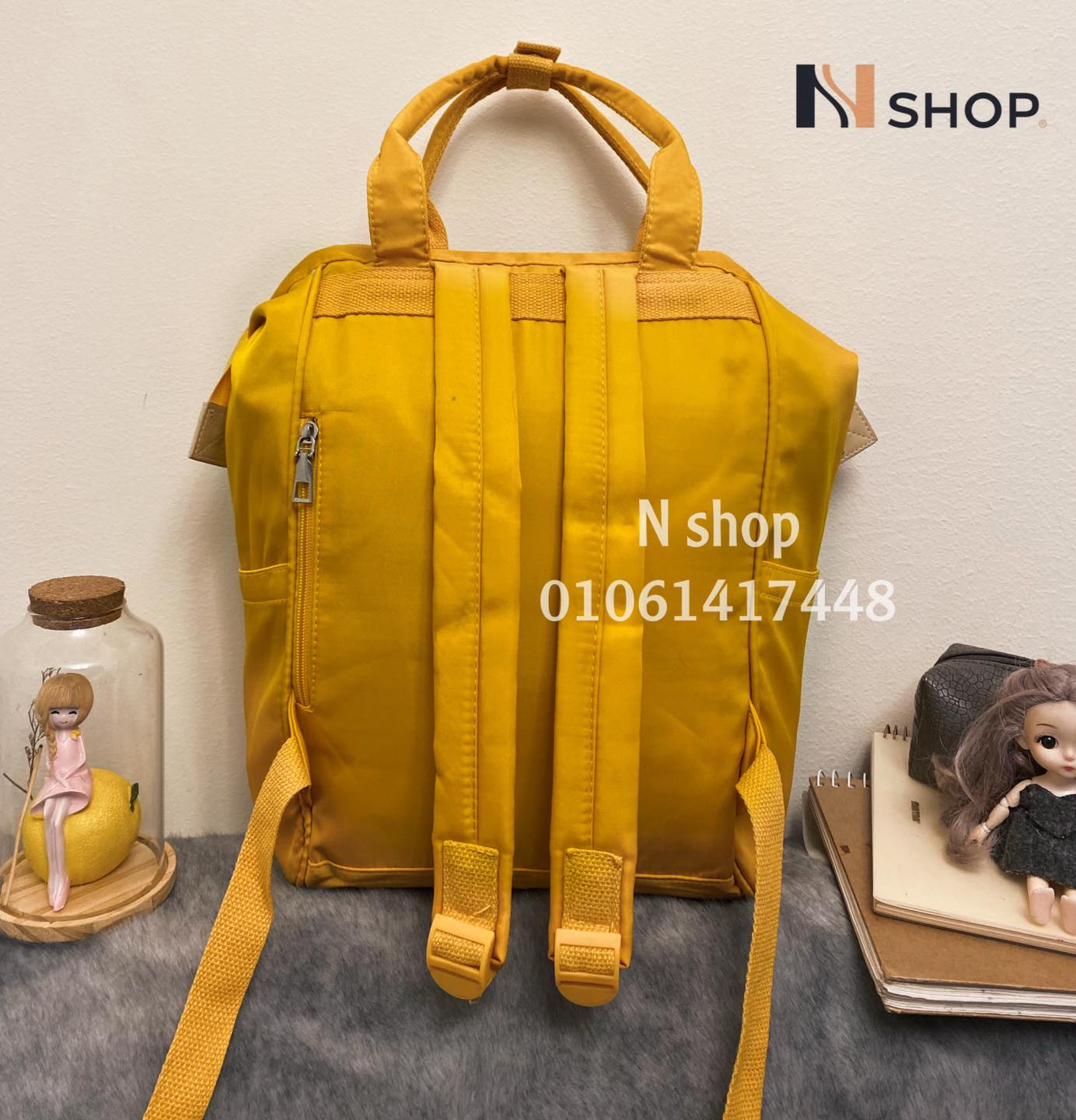 School Bag for Student Travel Backpack - Yellow image 3