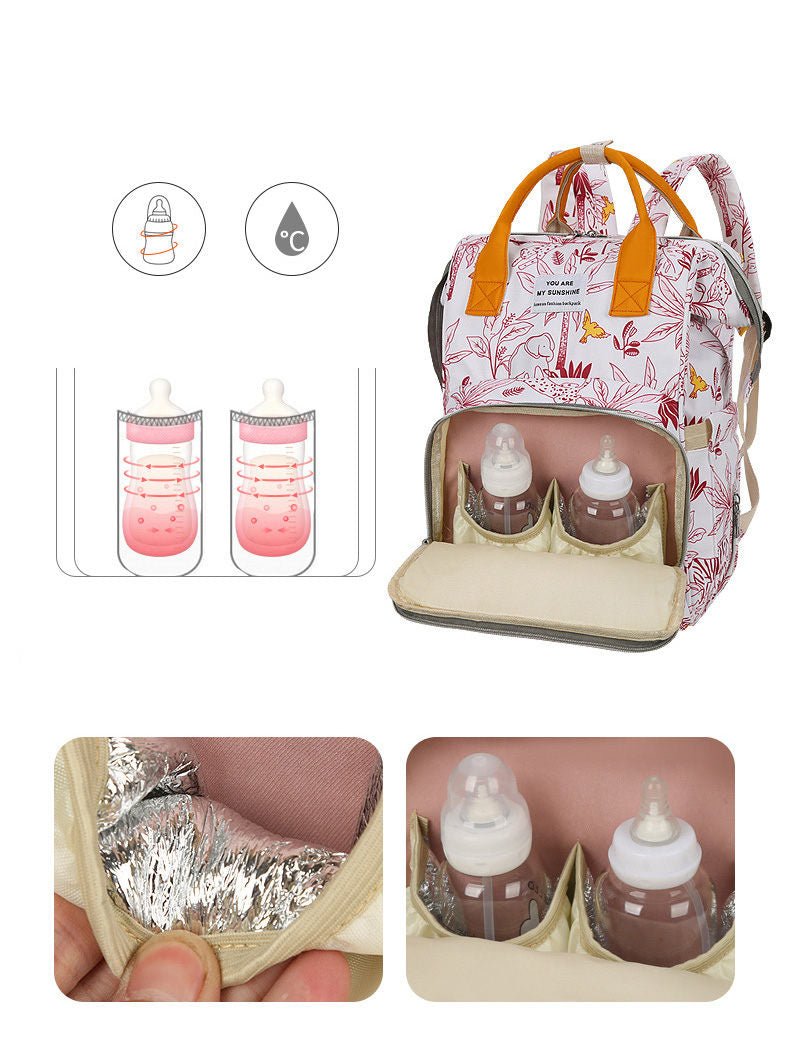 شنطة مستلزمات الام للرضع شنطة بيبي مستوردة جودة عالية جيوب متعددة image 5