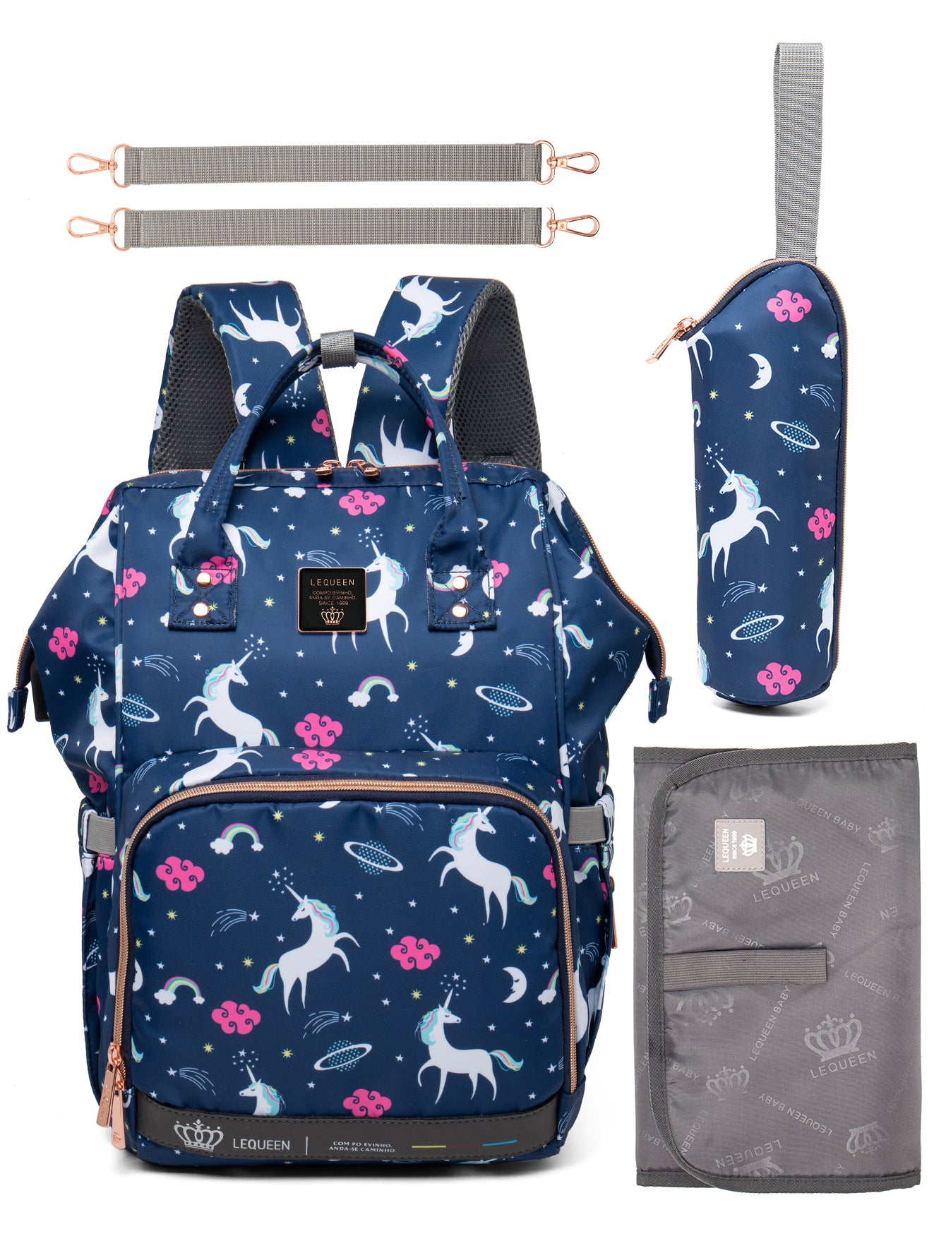 6th Lequeen Gold Edition Soft Waterproof Original mommy bag - ضمان عامل كامل image 1