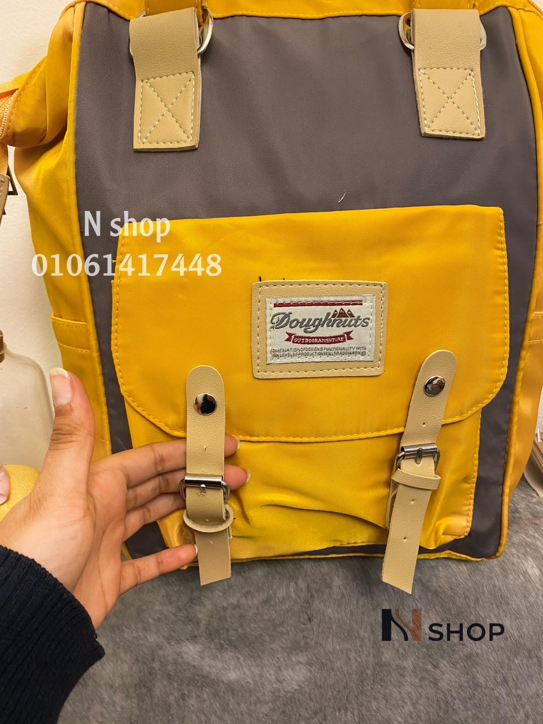 School Bag for Student Travel Backpack - Yellow image 2