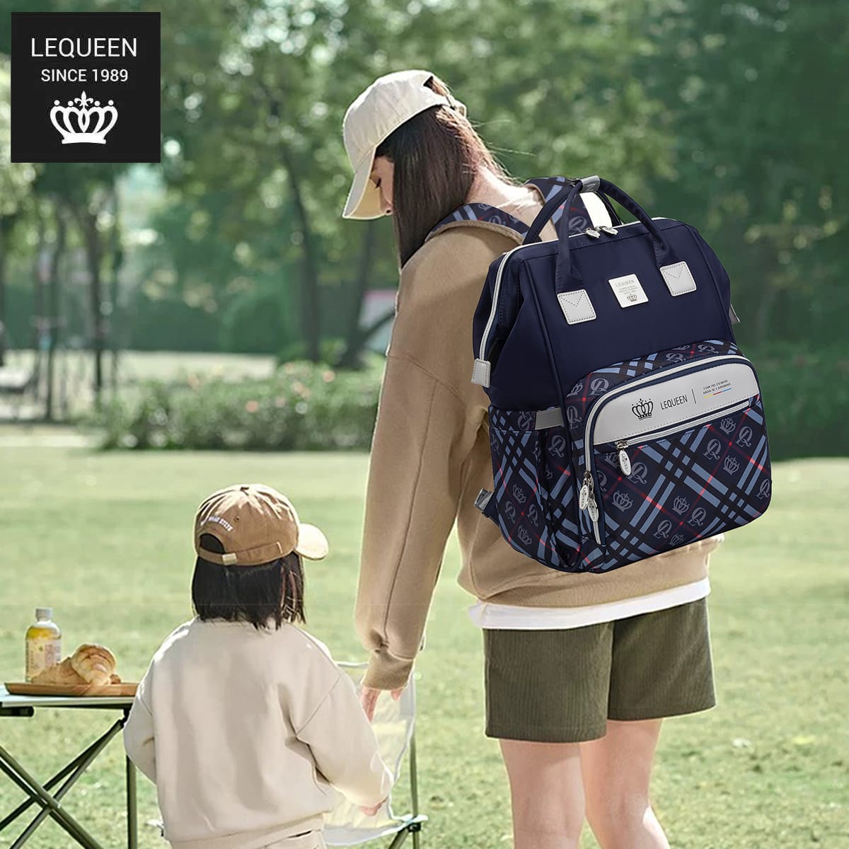 Lequeen Diamond 8TH Special Edition Soft Waterproof Original Mommy Bag الجيل الثامن الدايموند image 4