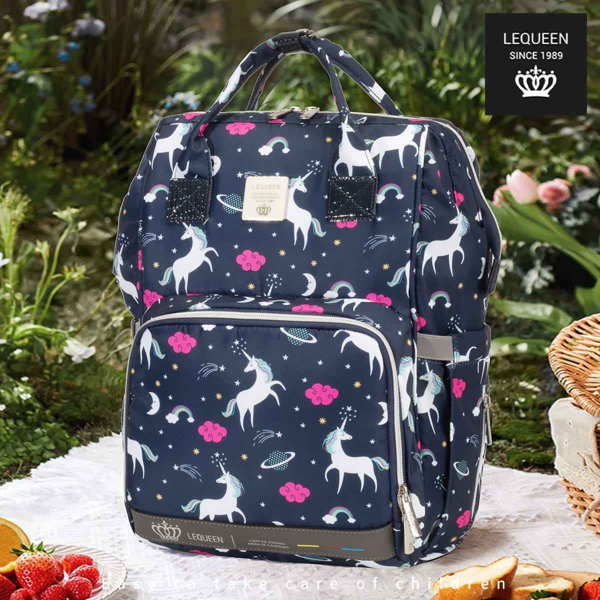 Lequeen Diamond 7TH Edition Waterproof Original mommy bag - الجيل السابع الدايموند من ليكوين image 0