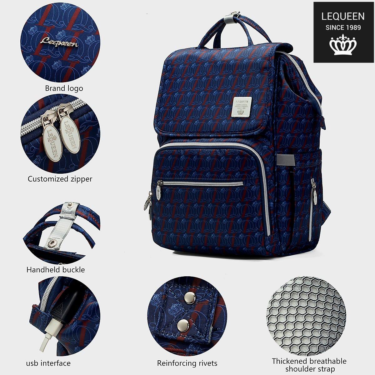 Lequeen Diamond 8TH Special Edition Soft Waterproof Original Mommy Bag الجيل الثامن الدايموند image 4