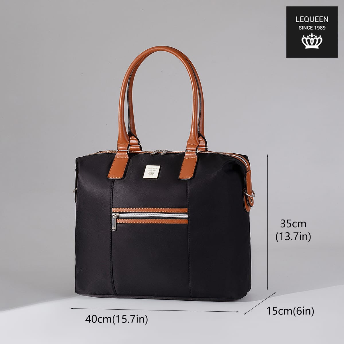 Lequeen Diamond 7TH Edition Waterproof Original mommy bag – الجيل السابع الدايموند شولدر كحلي من ليكوين image 6