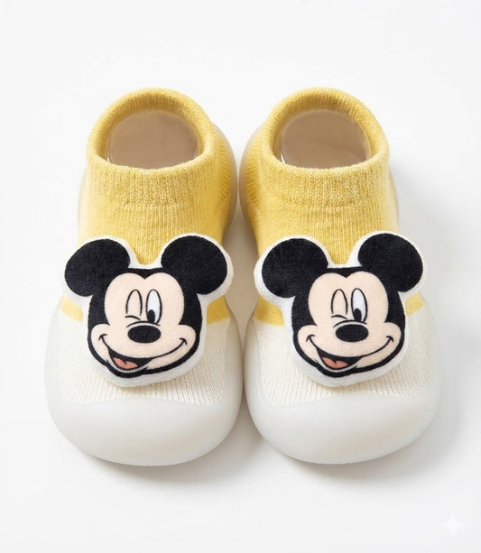 Adorable Cartoon Anti-Slip Baby Shoes - Soft & Safe First Walkers