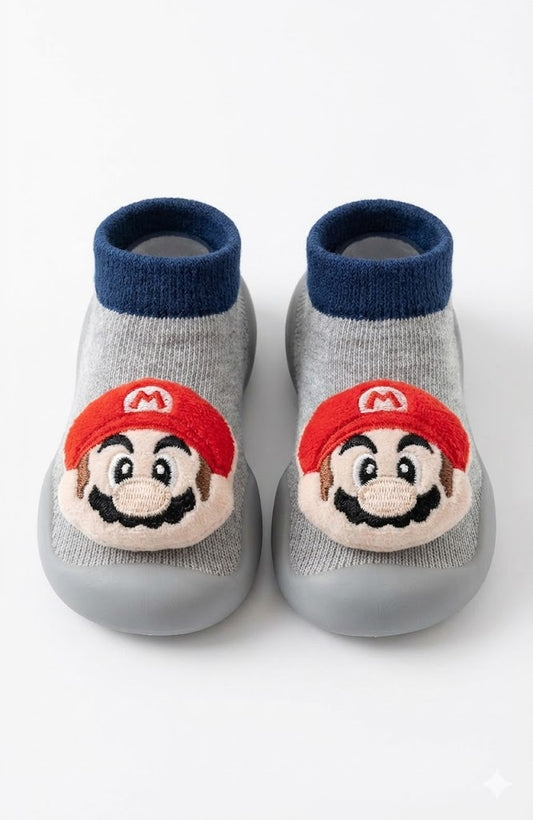 Adorable Cartoon Anti-Slip Baby Shoes - Soft & Safe First Walkers