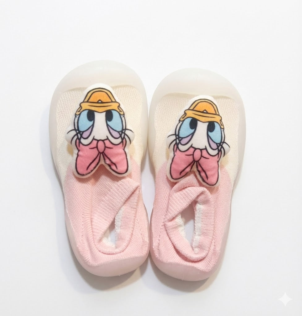 Adorable Cartoon Anti-Slip Baby Shoes - Soft & Safe First Walkers