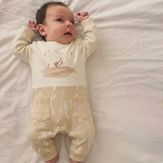 سالوبيت بيبي - قطن ناعم بألوان ترابية دافئة وتصميم مريح