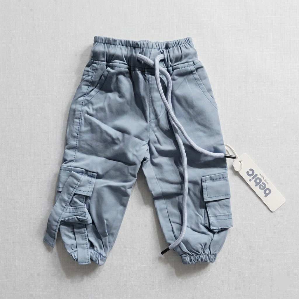 بنطلون جبردين بيبي 2 جيب لبني