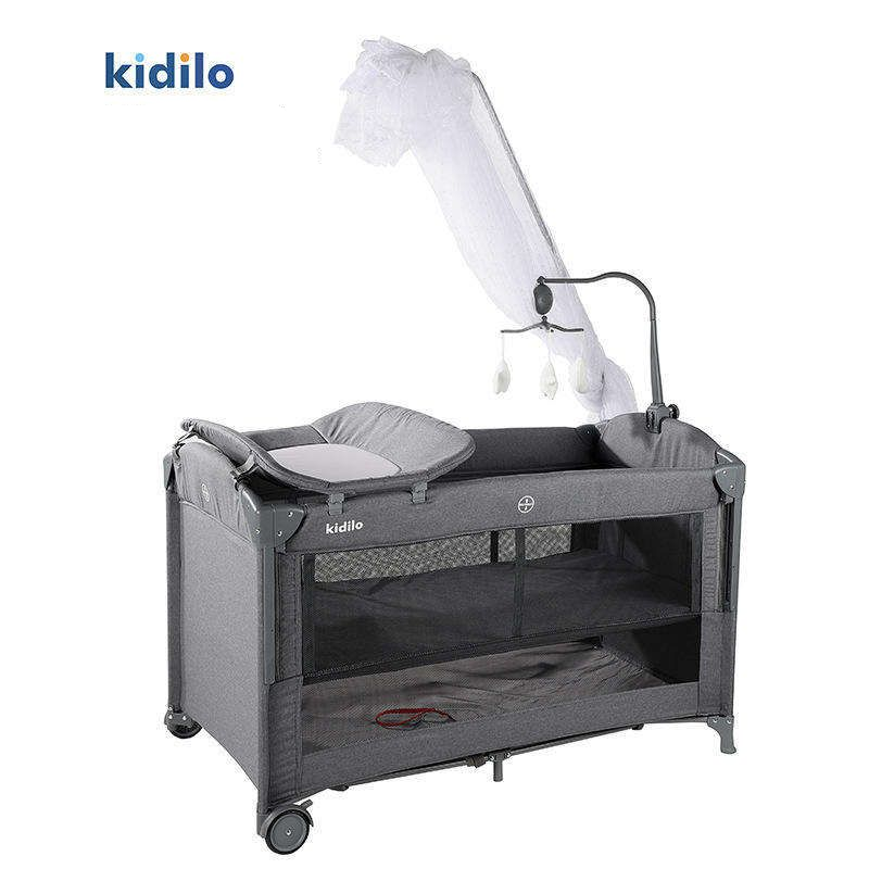 سرير kidilo t702L جراي