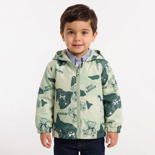 جاكيت اطفال اولادي عصري ديناصور اخضر