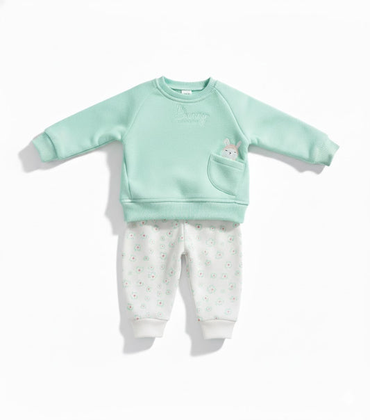 Bunny Pajama | Green Outfit