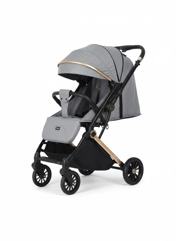 Baby Stroller - Light Grey with Reversible Handle DM192