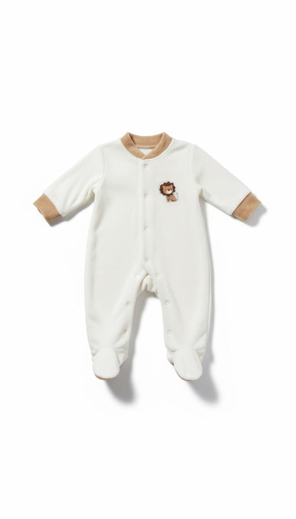 Cozy Lion Cub Baby Sleepsuit