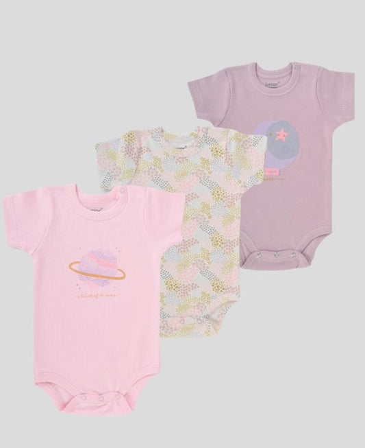 داخلي جونيور بادي سوت نص كم بناتي 3 قطع