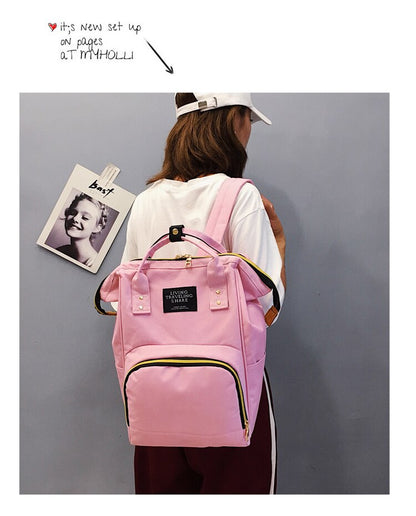 Mommy Baby Diaper bag Fashion multifunction Living Pink image 3