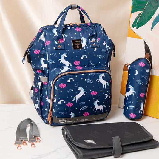 6th Lequeen Gold Edition Soft Waterproof Original mommy bag - ضمان عامل كامل image 0