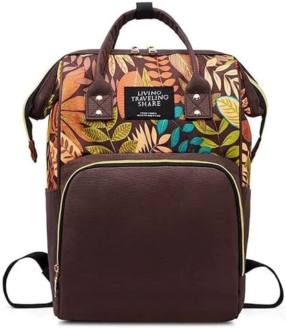 Mommy Baby Diaper bag Fashion multifunction Living Tree Brown image 2