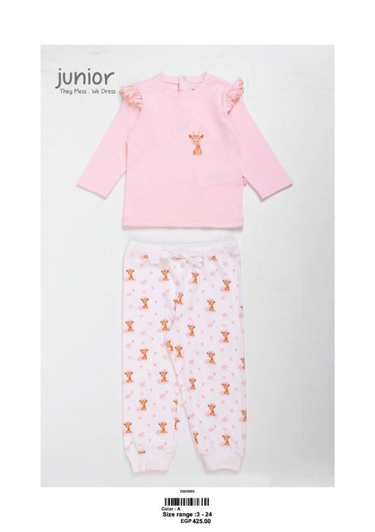 بجامه قطن جونيور للطفل image 0