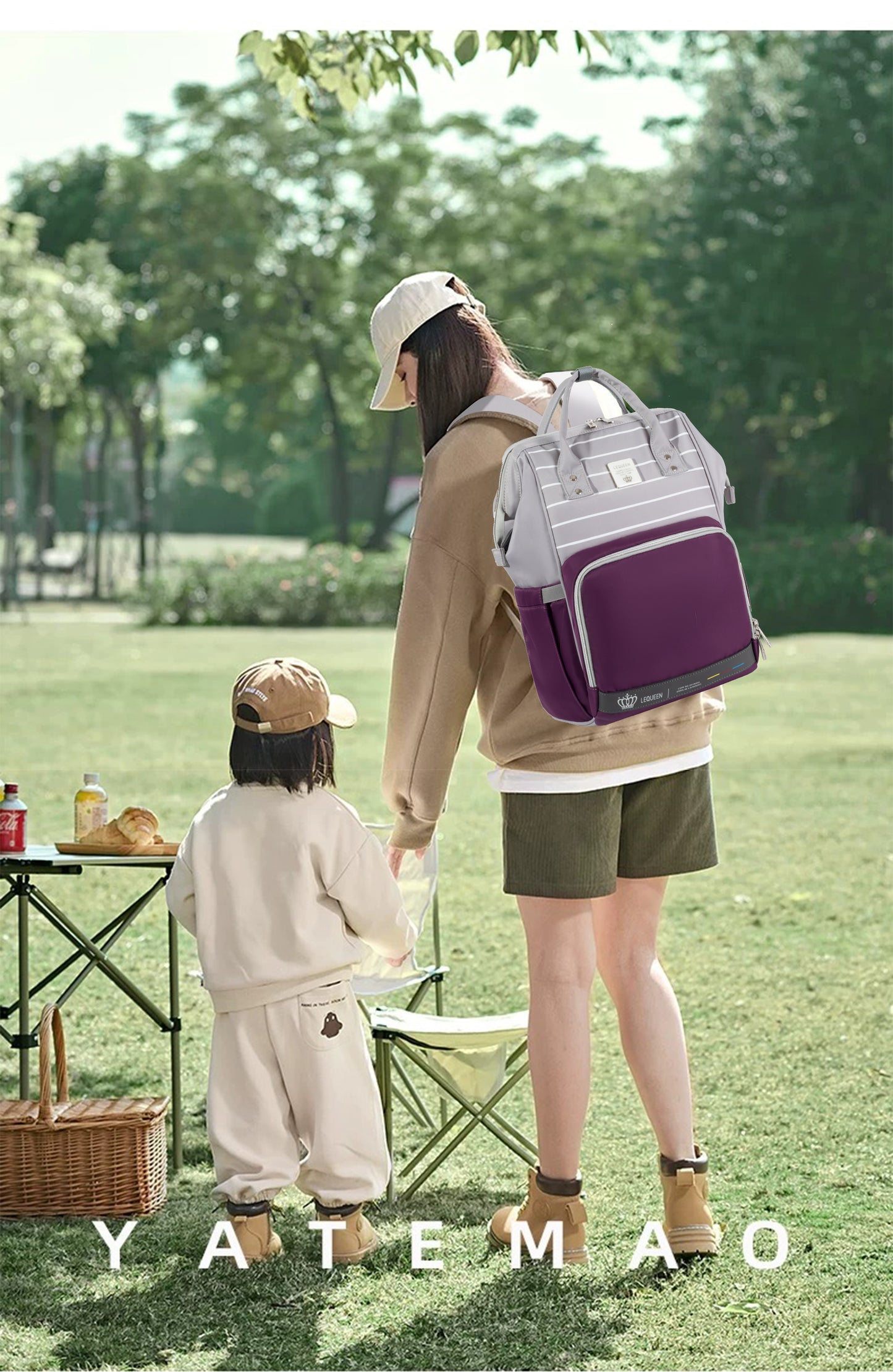 حقيبة الأم الأصلية المقاومة للماء من ليكوين، إصدار دايموند الجيل السابع.