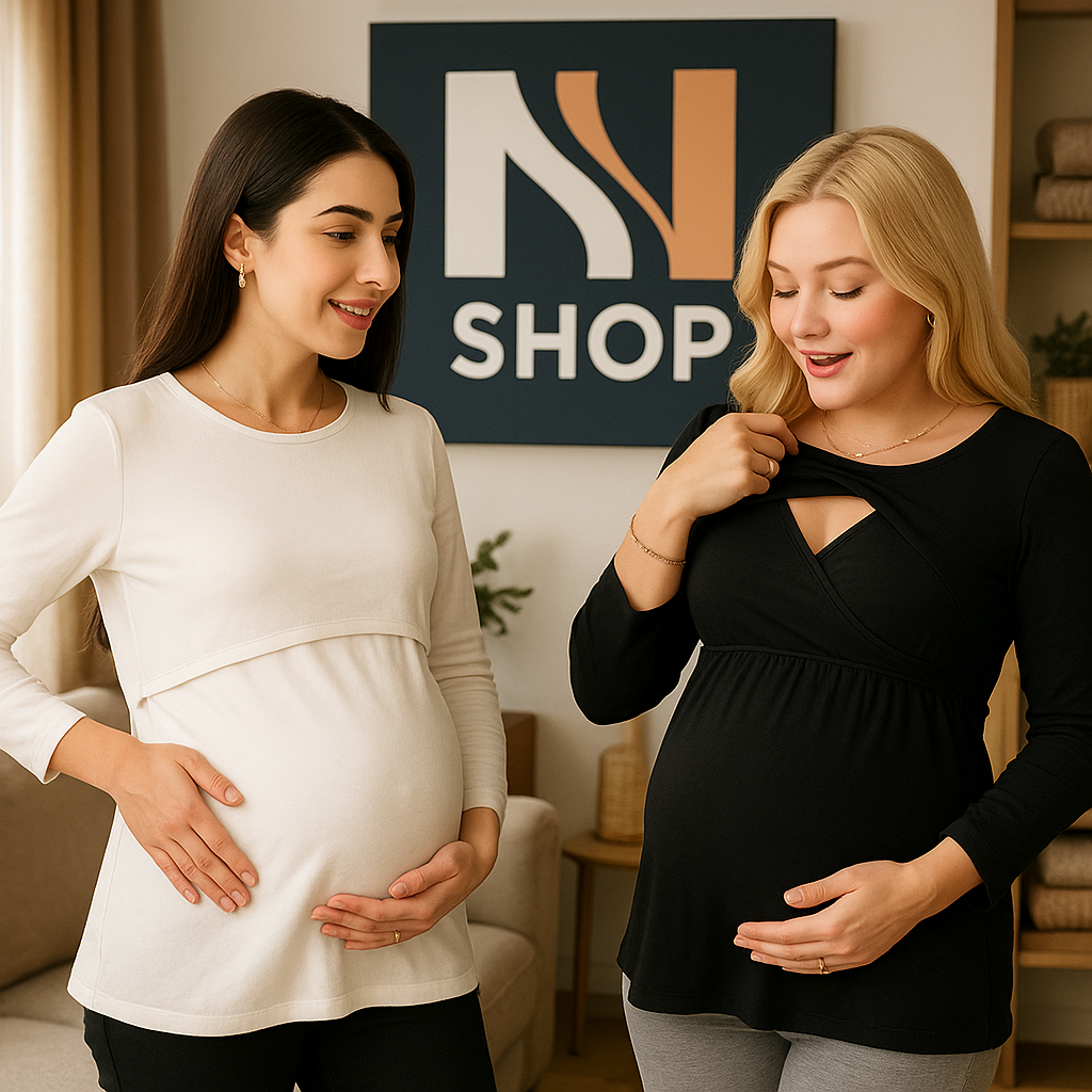 بيزك حمل ورضاعة ابيض واسود قطن ١٠٠٪ براند كراميل image 0