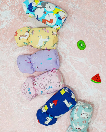 جراب ببرونه مبطن انترلوك منقوش