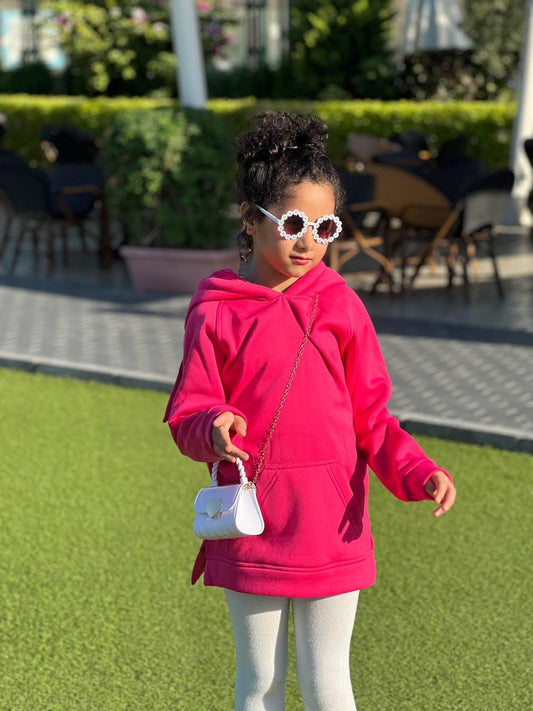 Plush Pink Hoodie for Toddlers