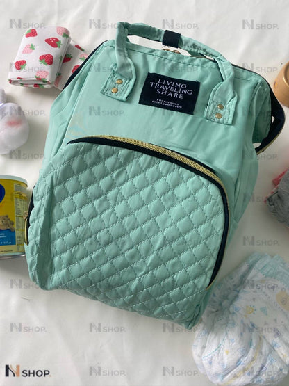 Mommy Baby Diaper bag Fashion multifunction Living high Green image 1