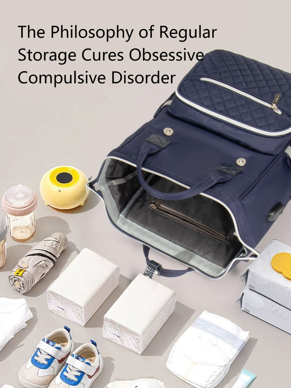 حقيبة الأم الأصلية ليكوين دايموند الجيل السابع المقاومة للماء – فخامة وعملية لا مثيل لها لجميع مستلزمات طفلك!