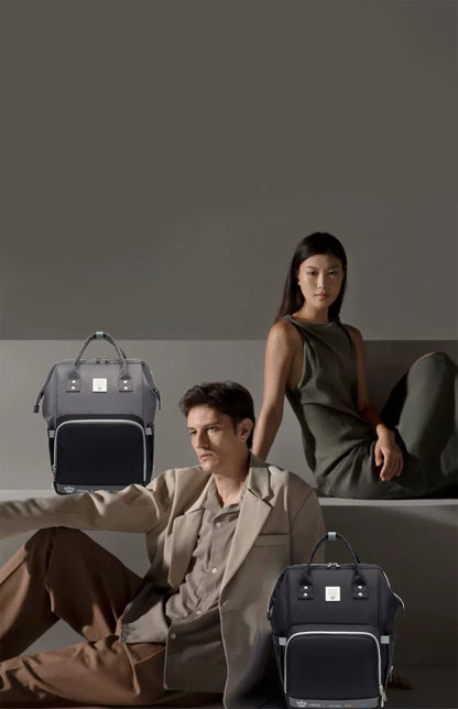 حقيبة الأم الأصلية المقاومة للماء من ليكوين، إصدار دايموند الجيل السابع: أناقة، فخامة، وتنظيم لا مثيل له لمستلزمات طفلك!