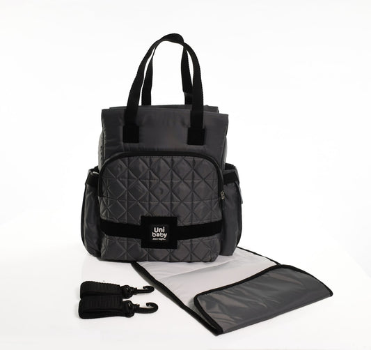 Uni Baby Diaper Bag Femi Dark Grey image 0