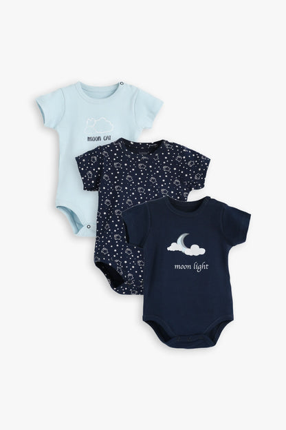 داخلي جونيور بادي سوت شورت سليف 3 قطع