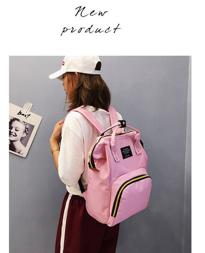Mommy Baby Diaper bag Fashion multifunction Living Pink image 1