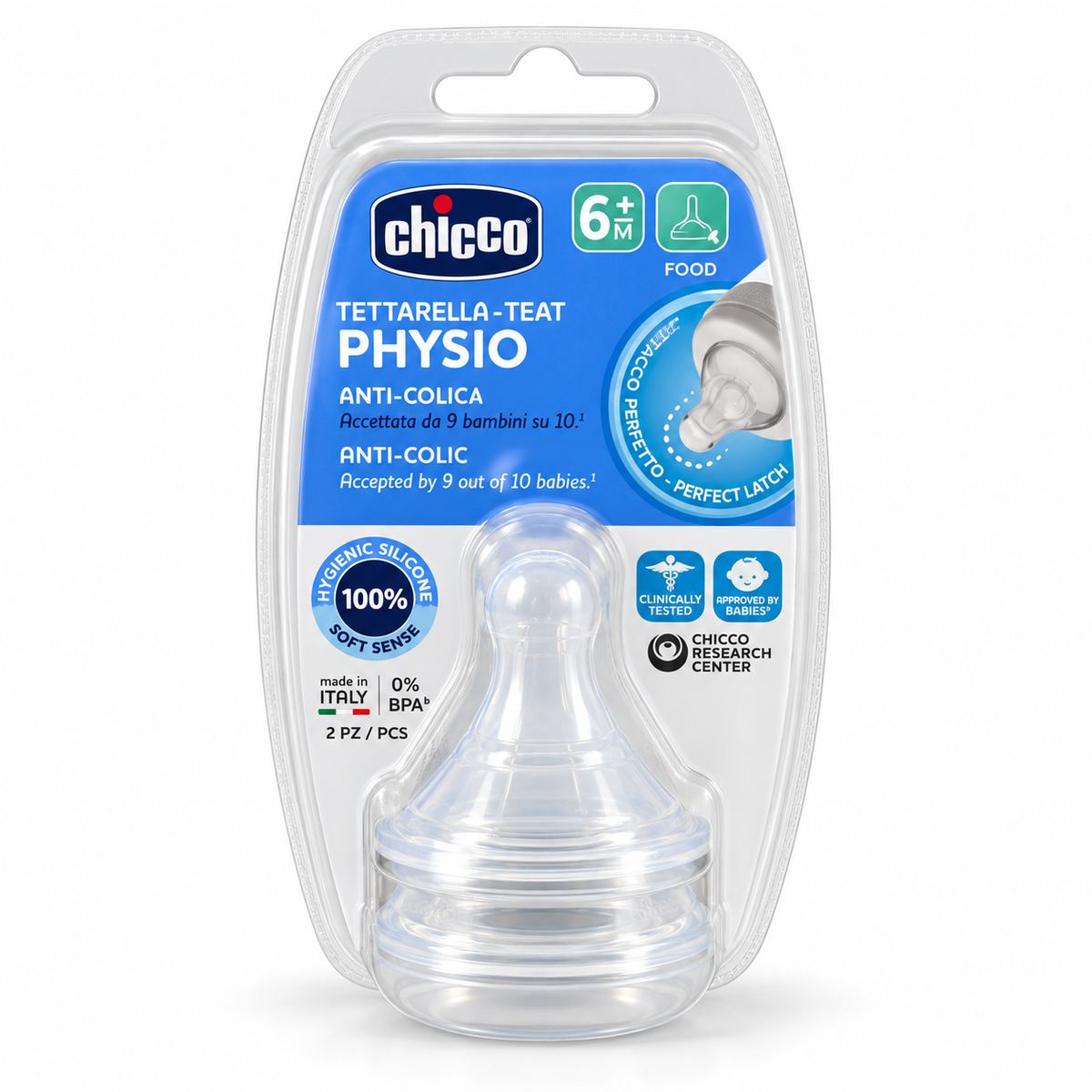 حلمات رضاعة Chicco Physio Anti-Colic
