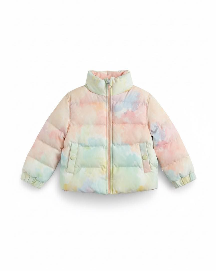 Kids' Tie-Dye Puffer Jacket